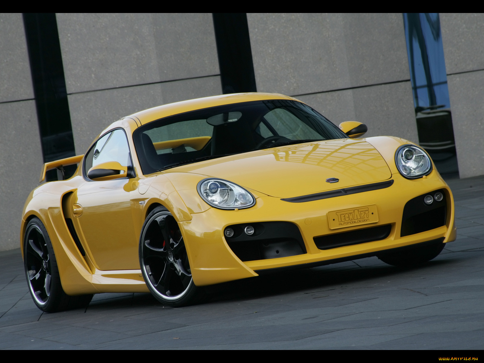 2007, techart, widebody, based, on, porsche, cayman, 